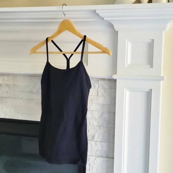 Lululemon Power Y Tank Top Black 4 - Picture 5 of 11
